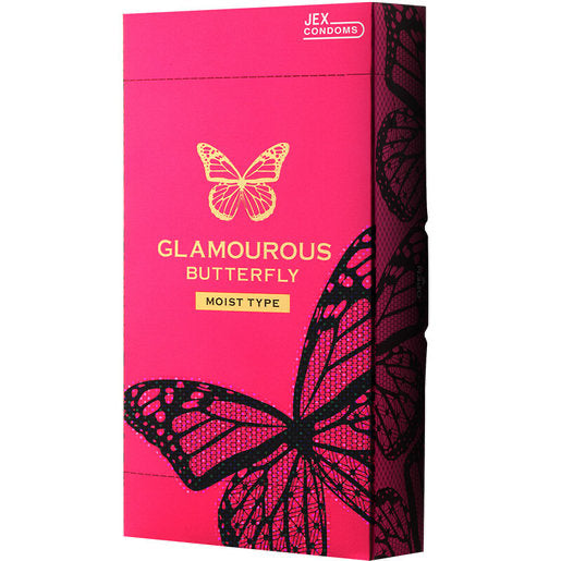 日本JEX 魅力蝴蝶潤滑套套 12個