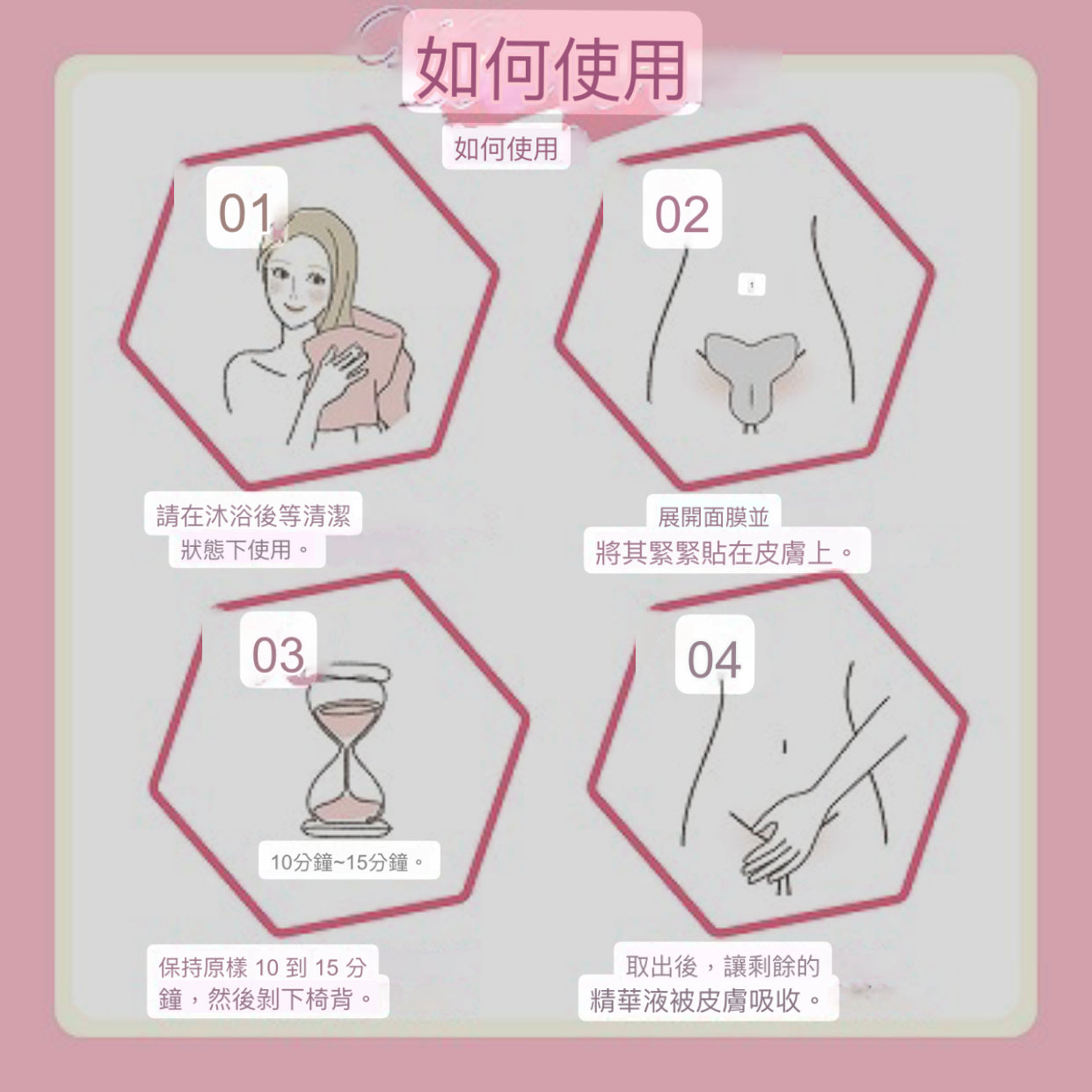 女士必備 P.A 私密區域 護理膜