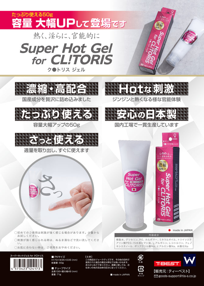 推薦 陰蒂高潮熱感GEL 日本🇯🇵製造