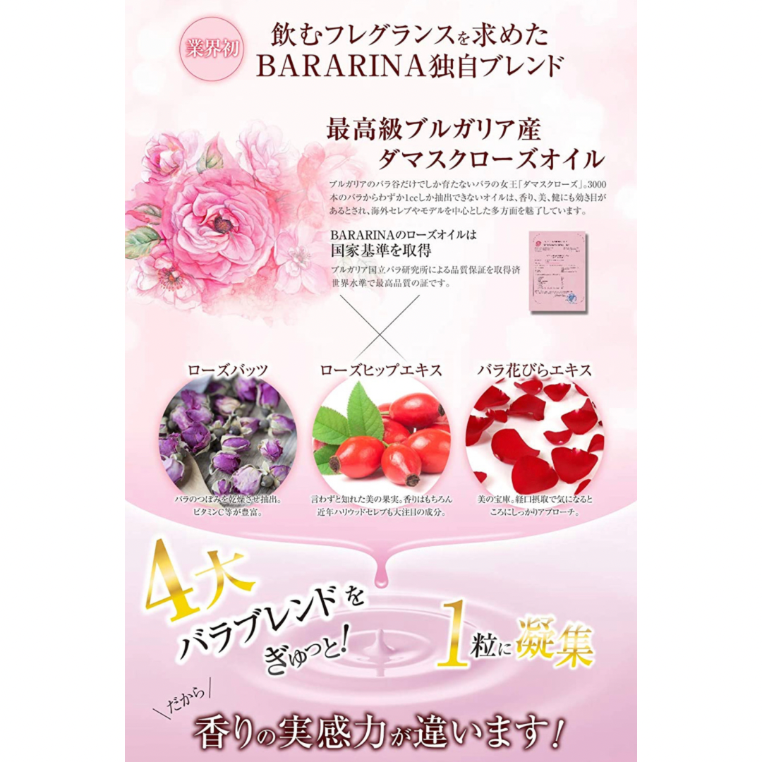 日本天然玫瑰精華香體膠囊 擊敗口氣體味 男女適用