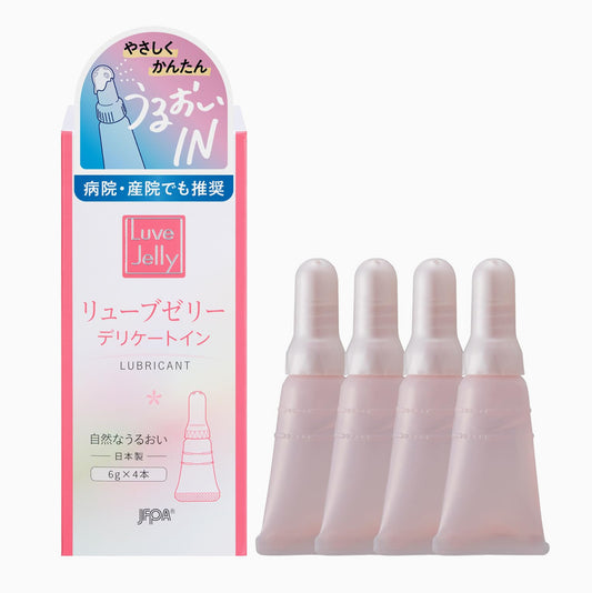 JFPA love jelly 日本製水溶性潤滑液 易攜版 4支 女士適用