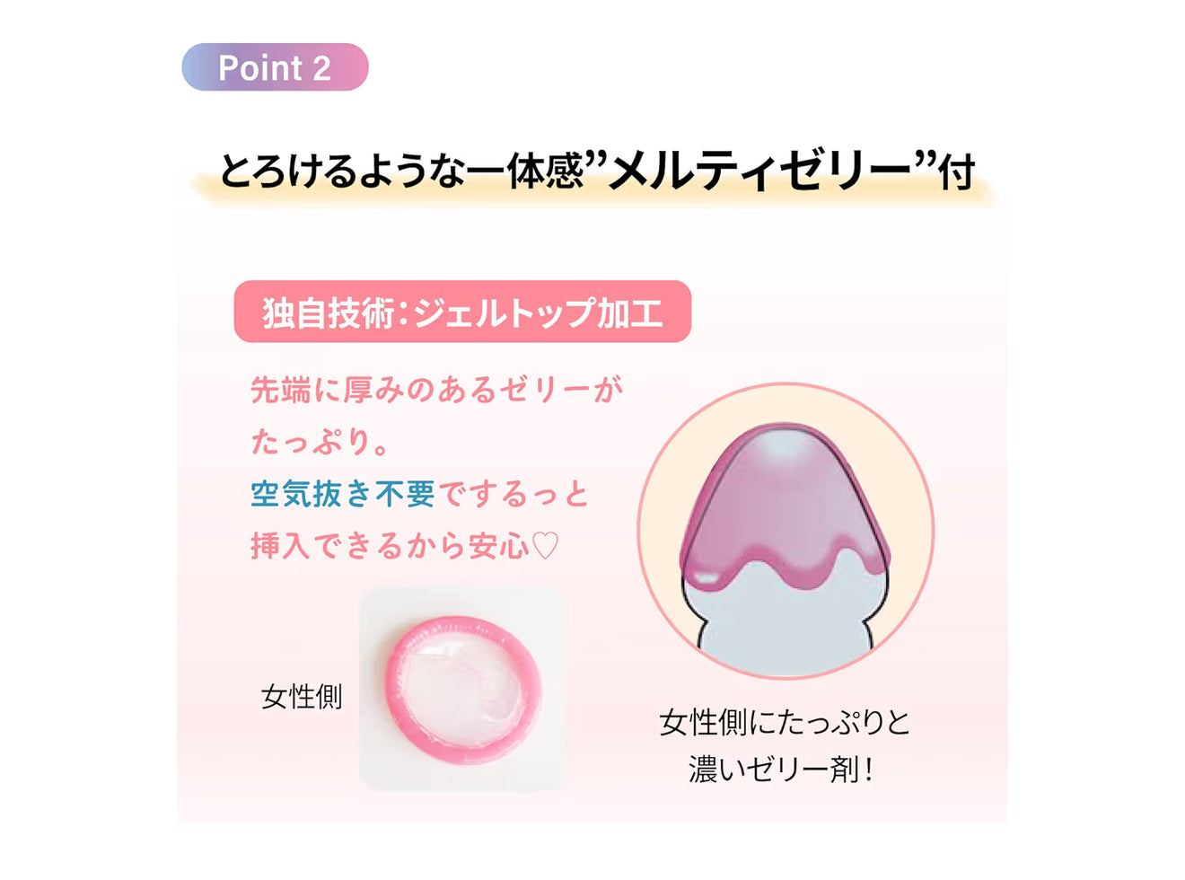 日本 JEX GLAMOUROUS BUTTERFLY
Melty 果凍安全套