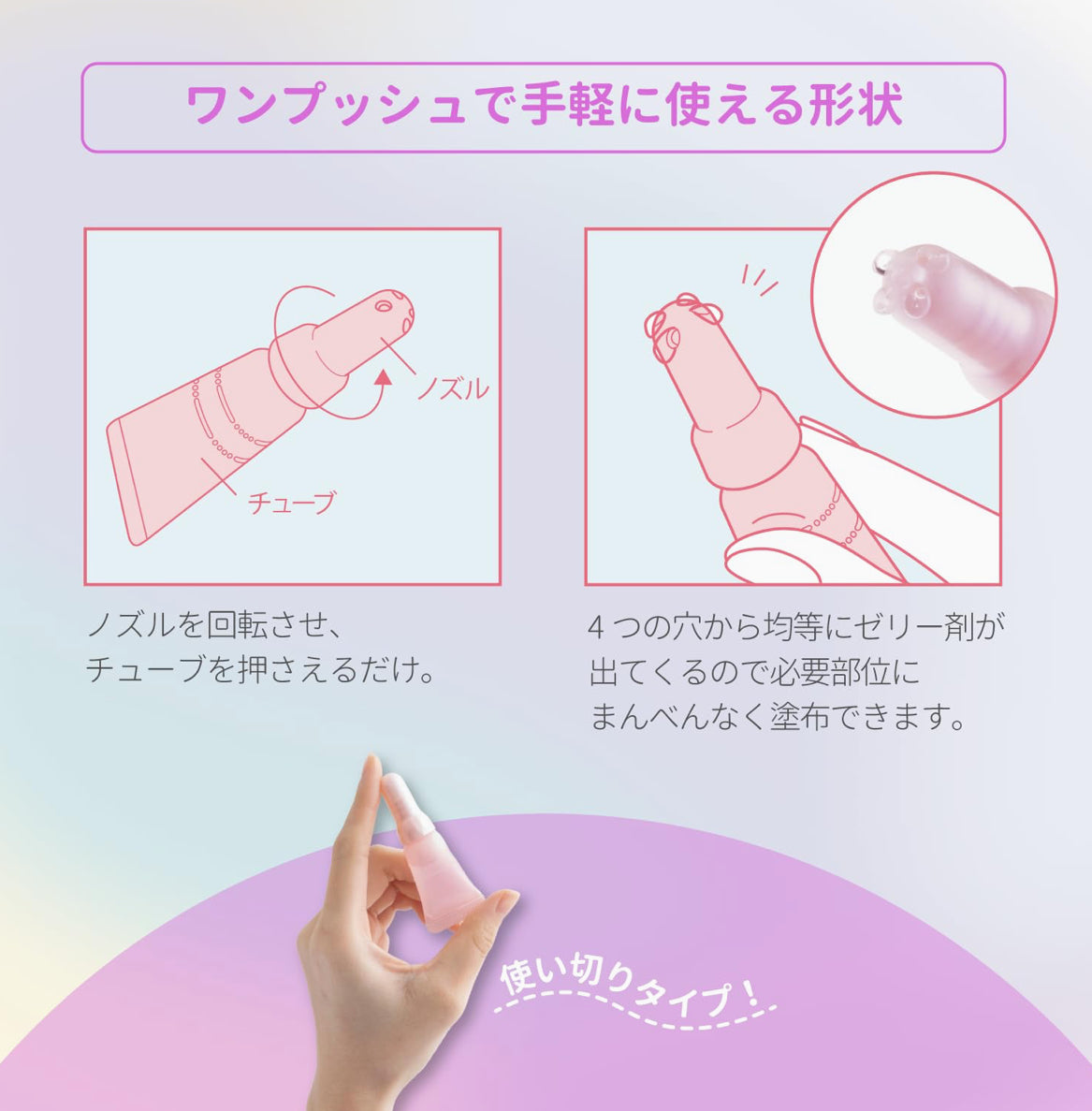 JFPA love jelly 日本製水溶性潤滑液 易攜版 4支 女士適用