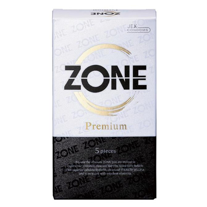 JEX Zone Premium 牛油盒裝安全套 5片