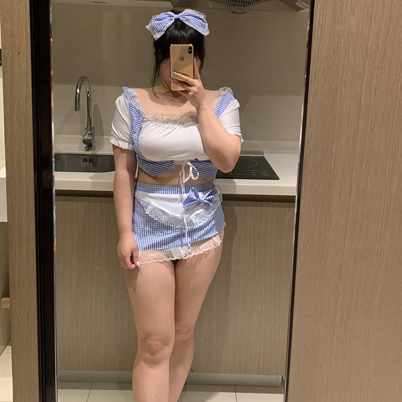 (預訂) 加大碼甜美女僕裝M-2XL